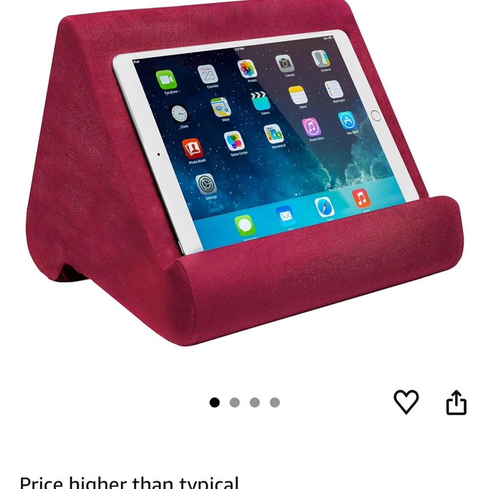 Stylish Burgundy Tablet Stand